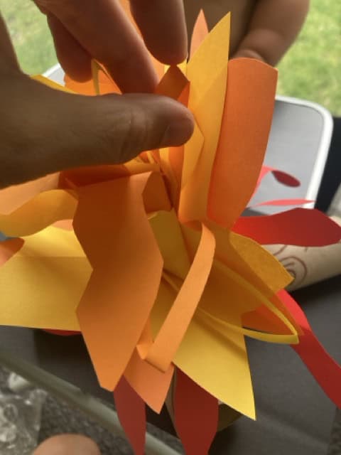 Making Paper Campfire